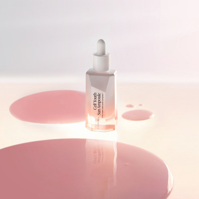 에버셀 셀 유스 선앰플 30ml 안티에이징 수분 선크림 미백 주름개선 자외선차단제