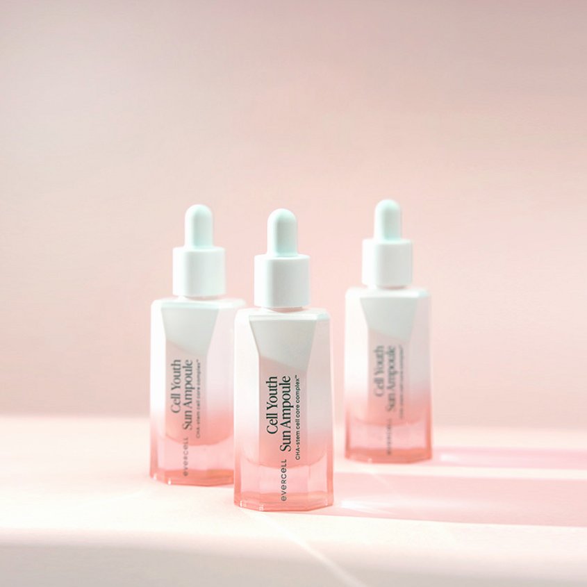 에버셀 셀 유스 선앰플 30ml 안티에이징 수분 선크림 미백 주름개선 자외선차단제
