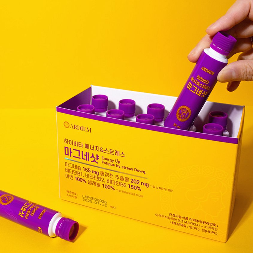 아르디엠 하이비타 에너지&스트레스 마그네샷 250ml 10개입, 1개