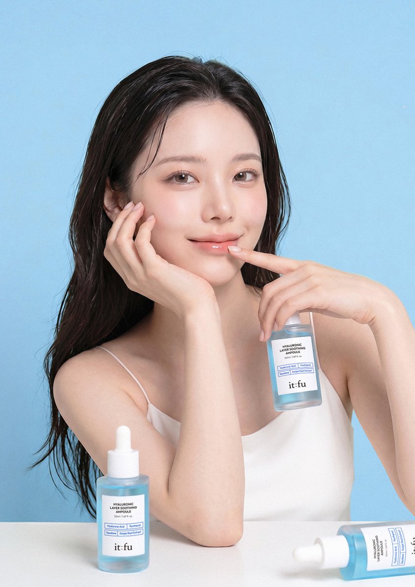 [저분자 히알루론산 PDRN] 곤약 수분 앰플 수딩 속건조 보습 판테놀 스쿠알란 50ml, 1개