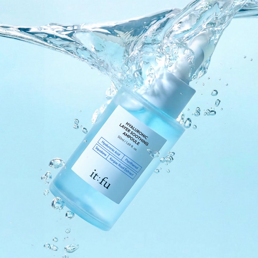 [저분자 히알루론산 PDRN] 곤약 수분 앰플 수딩 속건조 보습 판테놀 스쿠알란 50ml 2개